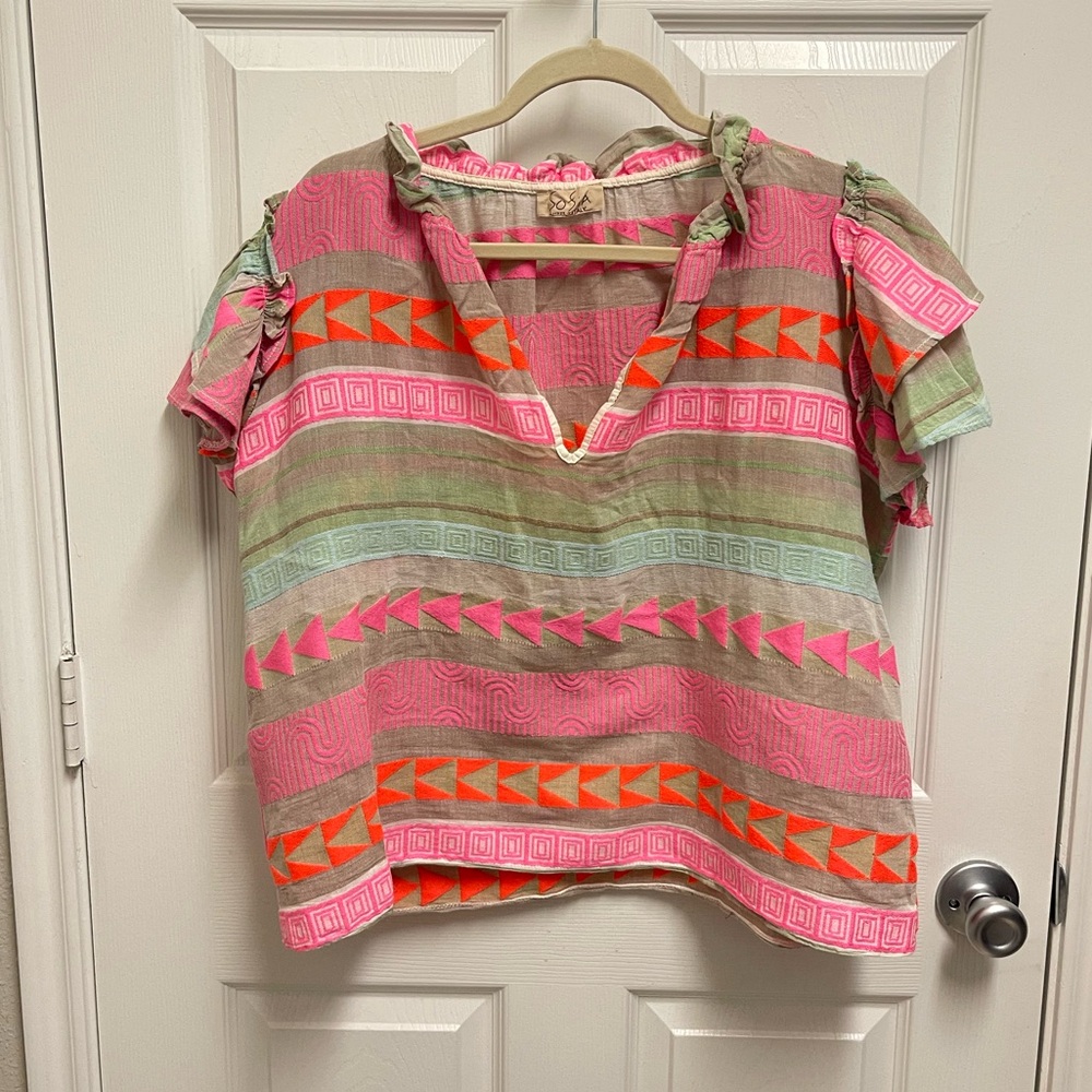 Sofia Multi Colorful Blouse